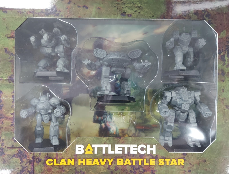 BATTLETECH FORCE PACK CLAN HEAVY BATTLE STAR